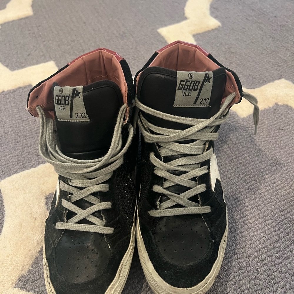 Black High Top Golden Goose